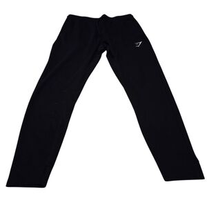 Men's Large Gymshark Black Critical Zip Joggers